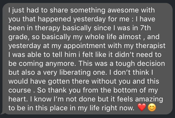 Anonymous – Therapy breakthrough and self-liberation review screenshot