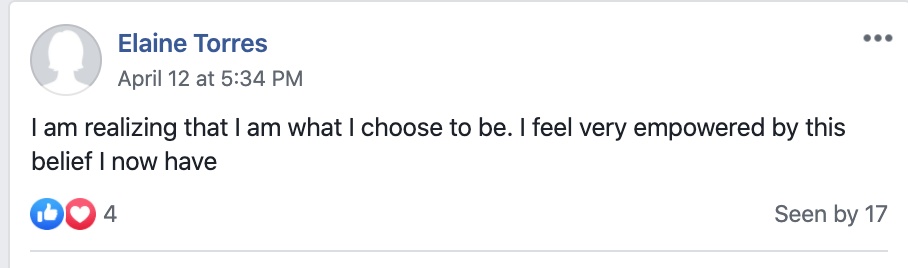 Elaine - Self-realizations about oneself review screenshot