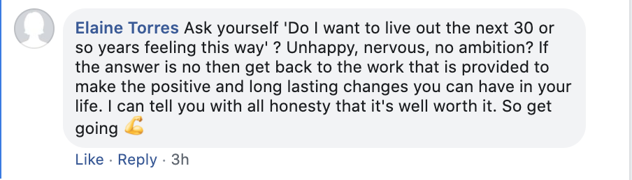 Elaine - Kept going in life review screenshot