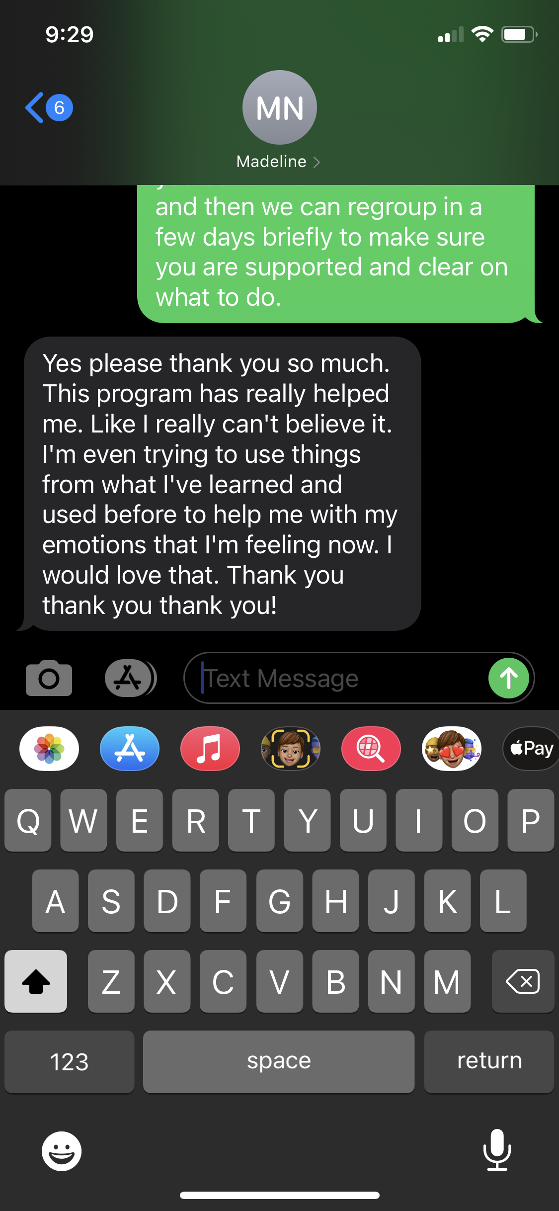 Madeline - Helping and manage her emotions review screenshot