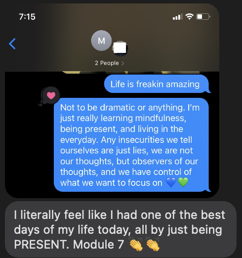 Anonymous - Best days all by just being present review screenshot