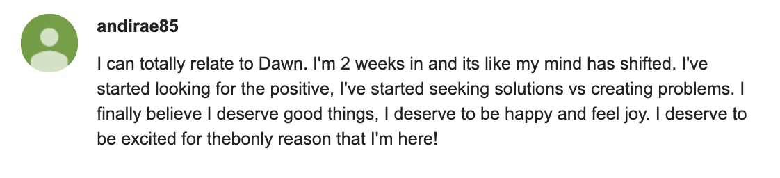 Andirae - Deserving for good things review screenshot