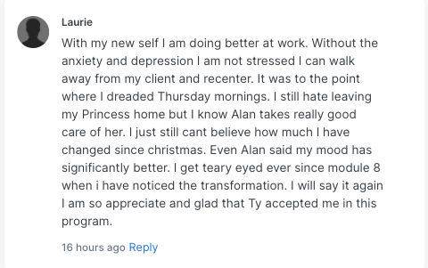 Laurie - Doing better review screenshot
