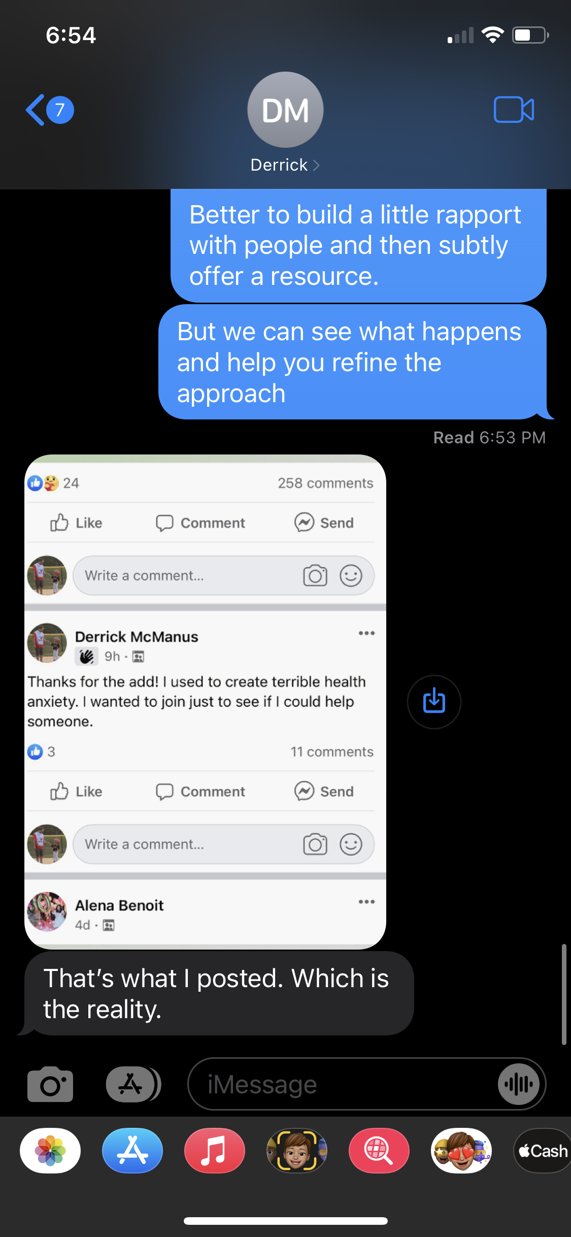 Derrick - Lending a hand review screenshot
