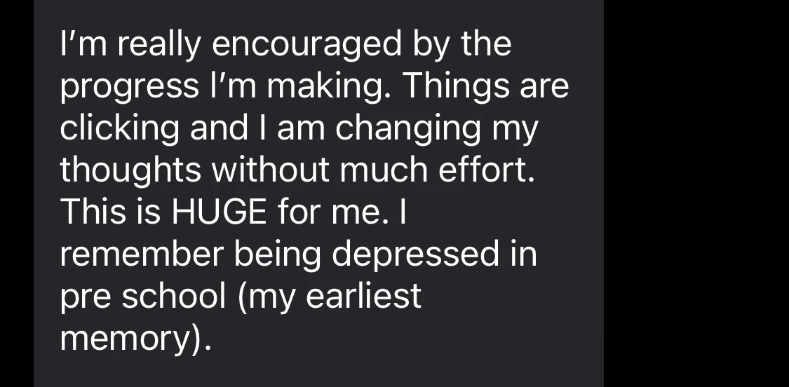 Anonymous - Changing thoughts without much effort review screenshot