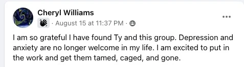 Cheryl - Welcoming the goods only review screenshot