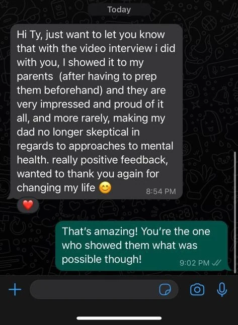 Joan - Impressed and positive feedback review screenshot