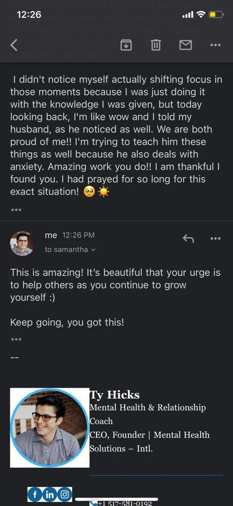 Samantha - Shifting focus on betterment review screenshot