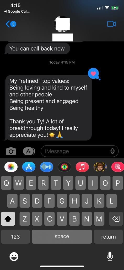 Alissa - Being present and engaged review screenshot