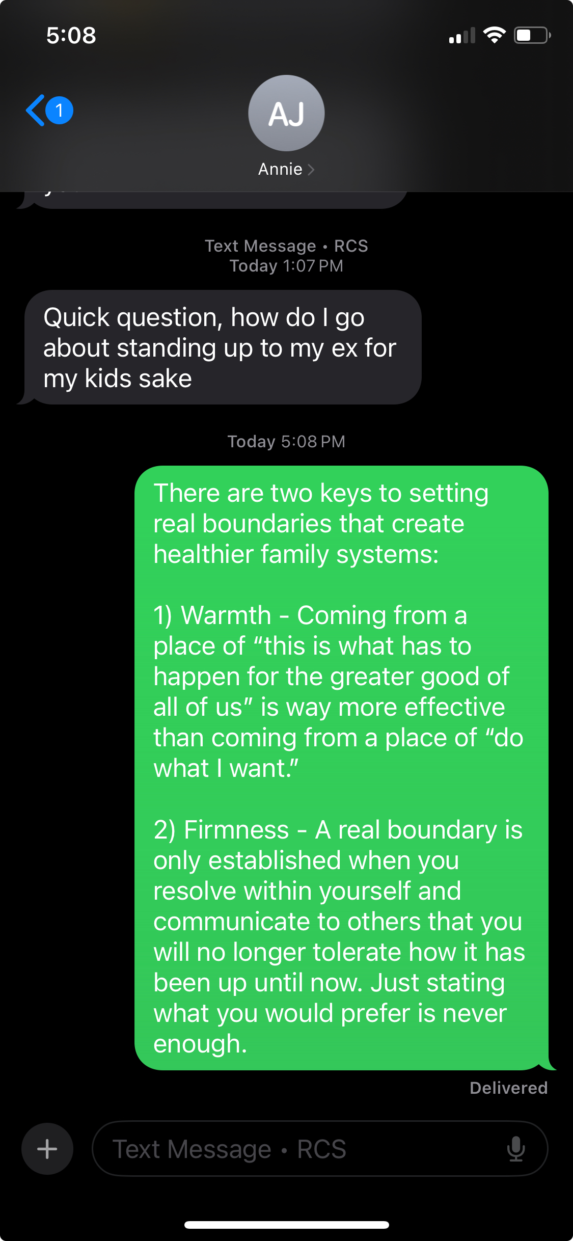 Annie - Standing up for her kids' sake review screenshot