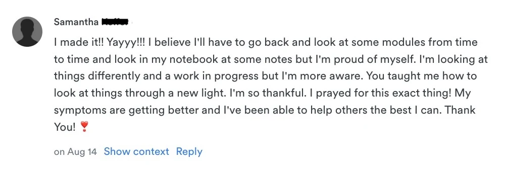 Samantha - Looking at things with a new light review screenshot