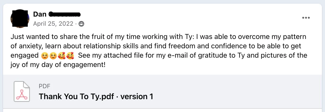 Dan - Freedom and confidence review screenshot