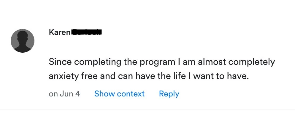 Karen - Almost completely anxiety-free review screenshot