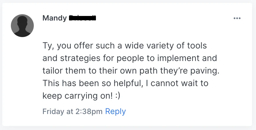Mandy - Keep carrying on review screenshot