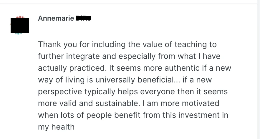 Annemarie - Inspired to live authentically review screenshot