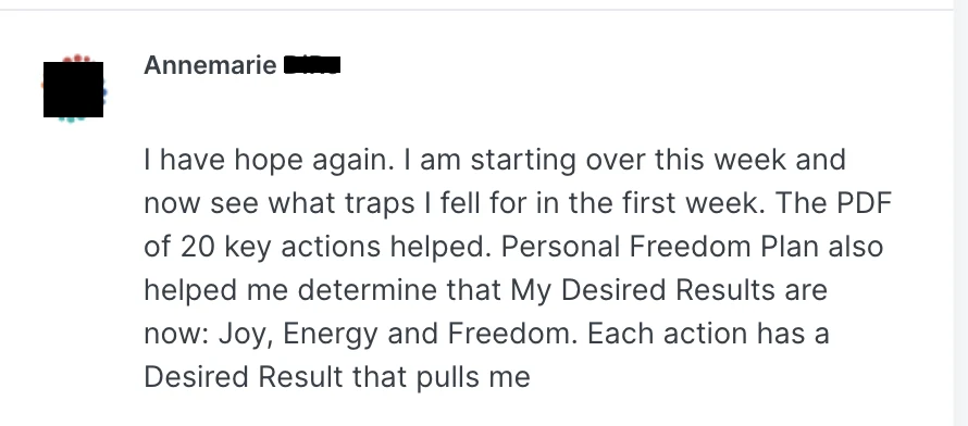 Annemarie - Joy, Energy, and Freedom review screenshot