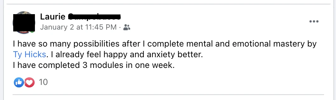 Laurie - Happy and better review screenshot