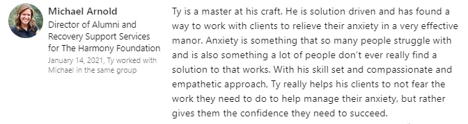 Michael - A coach that is a solution driven review screenshot