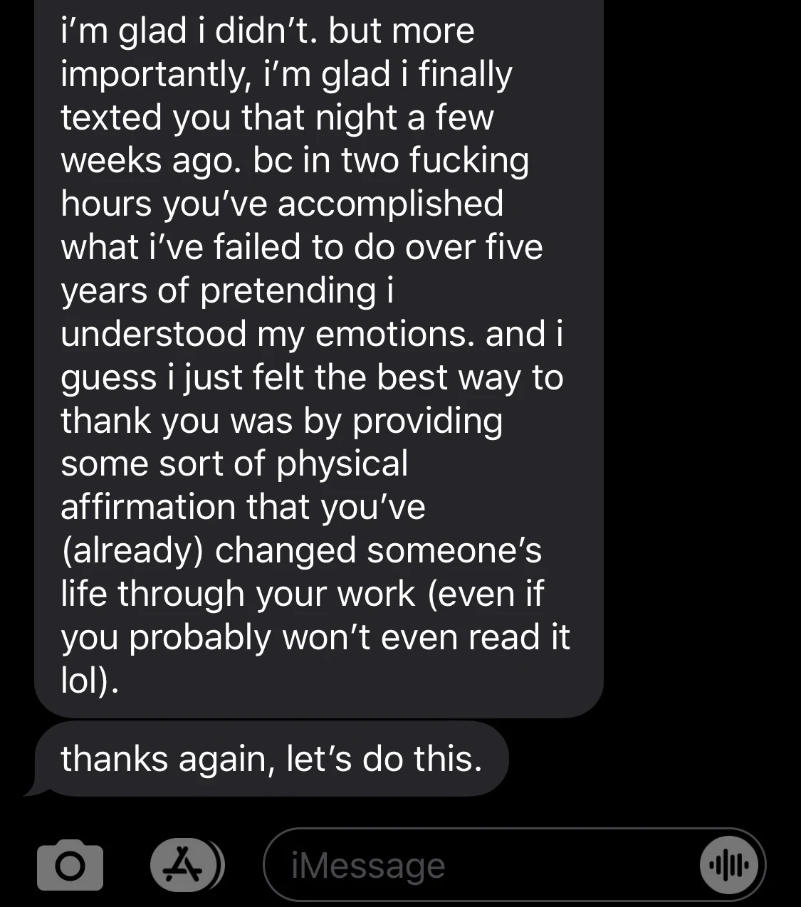 Anonymous - Finally accomplished something in just two hours review screenshot