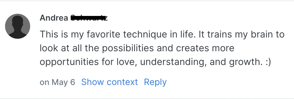 Andrea - Opportunities for Love, Understanding, and Growth review screenshot