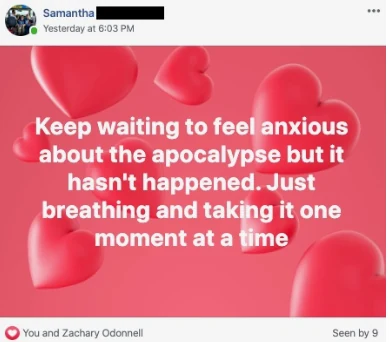 Samantha – Breathing through it all, one step at a time review screenshot