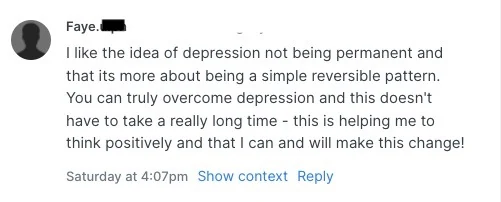 Faye - Think positively review screenshot