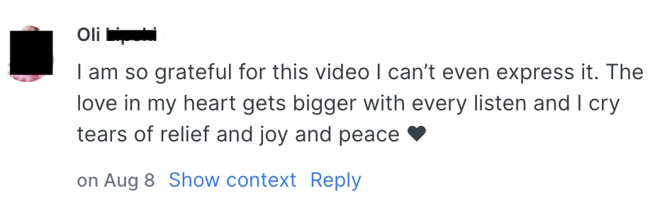 Oli - Tears of relief and joy review screenshot