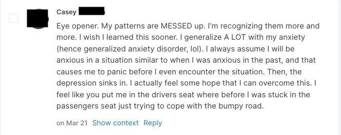 Casey - Recognizing the patterns more and more review screenshot
