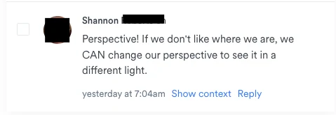 Shannon - Changing perspective review screenshot