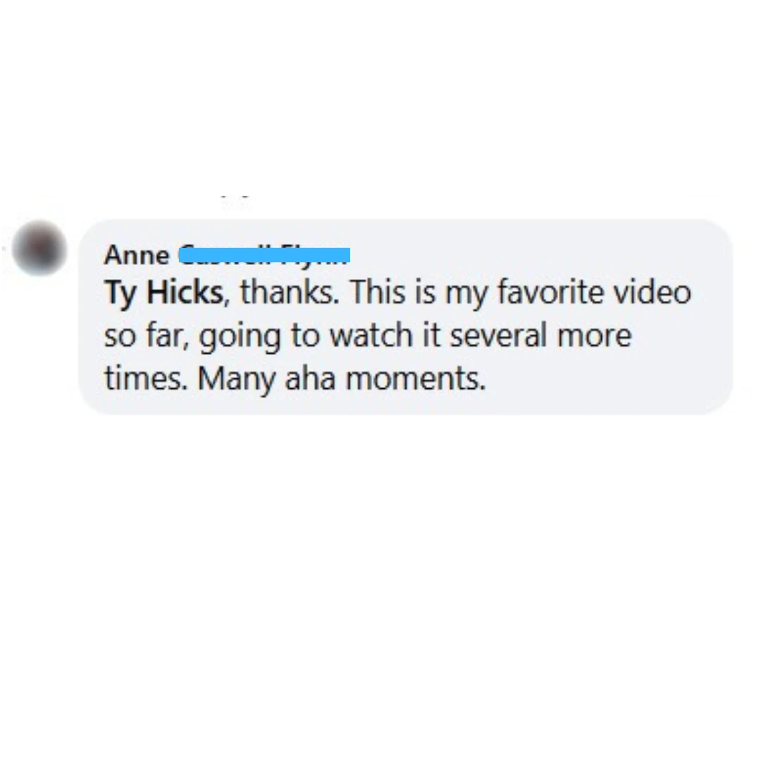 Anne - Favorite video so far. Many aha moments review screenshot