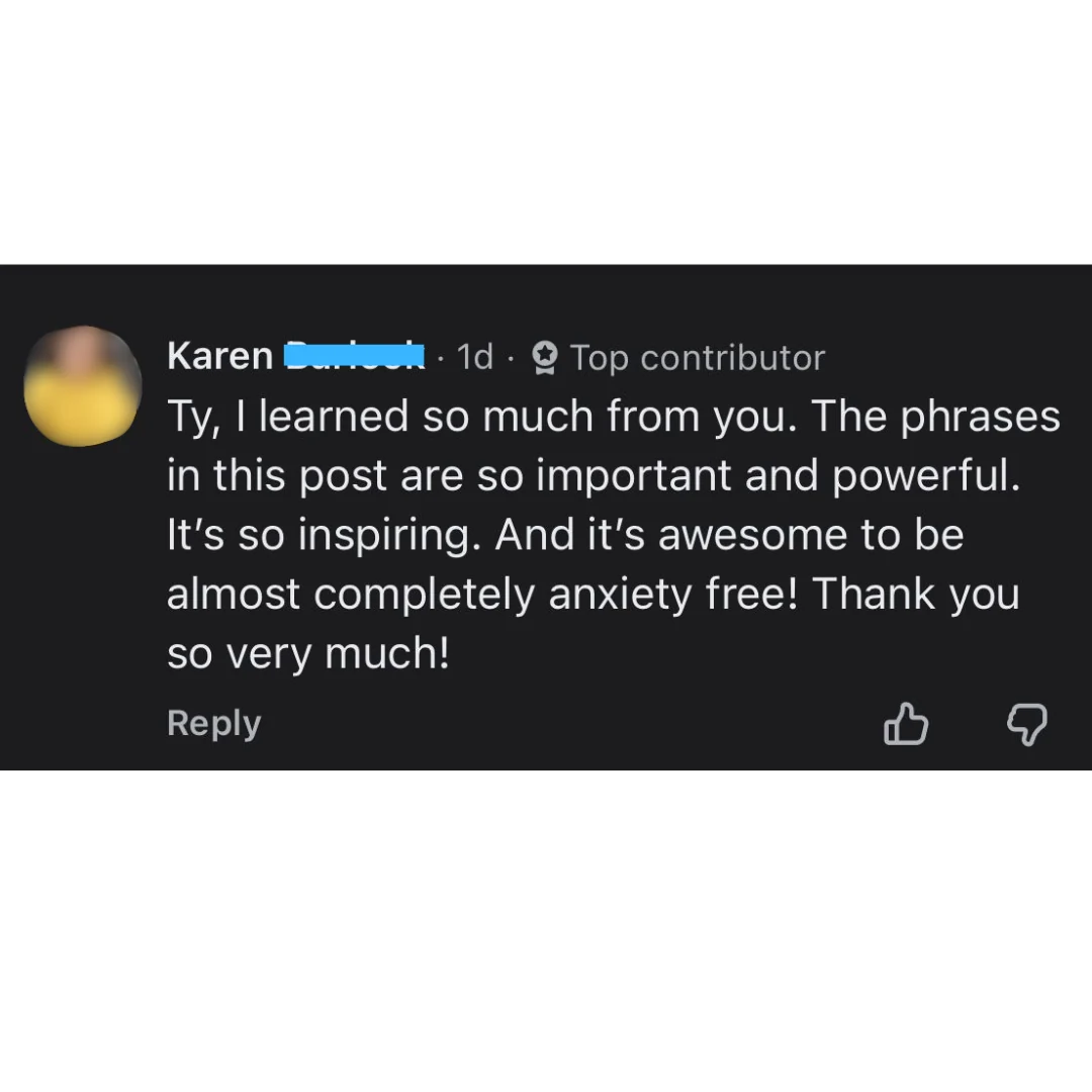 Karen - I learned so much from you review screenshot