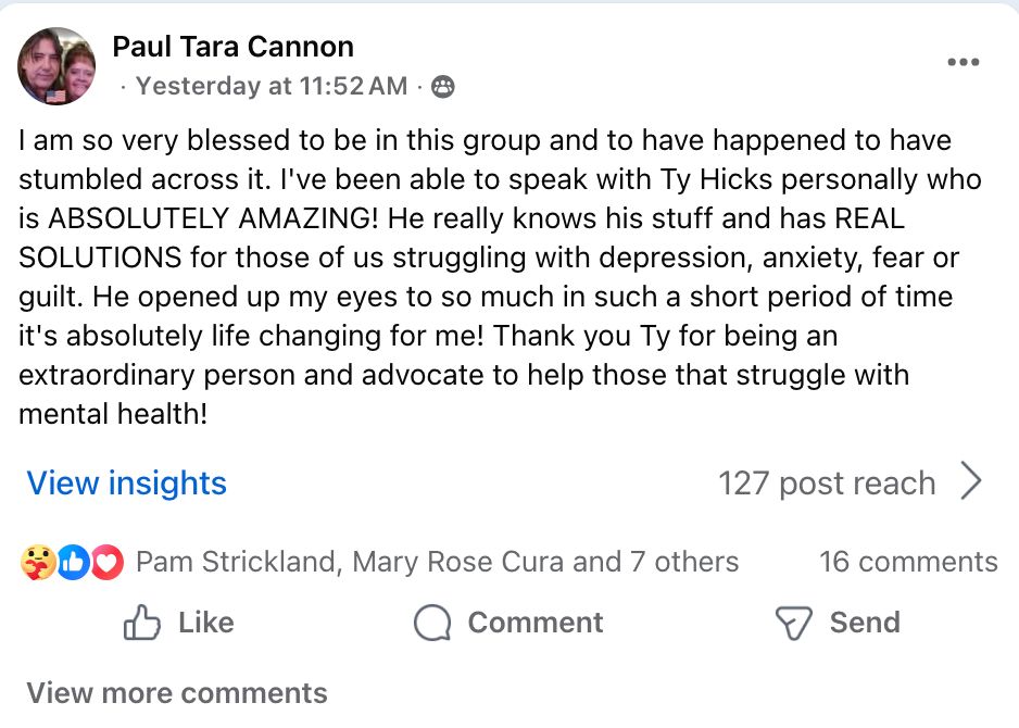 Paul - I am very blessed to be in this group review screenshot